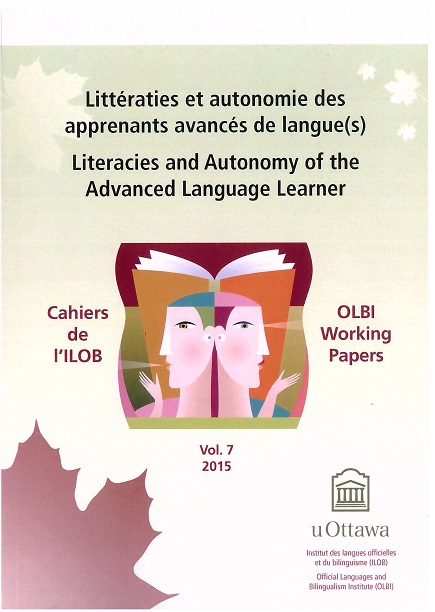 					View Vol. 7 (2015): Literacies and Autonomy of the Advanced Language Learner
				